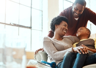 Parents with Young Son